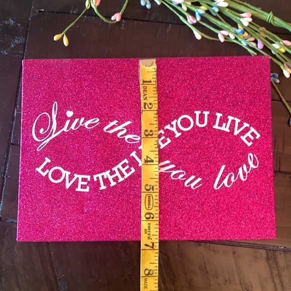 Love the Life You Live - Live the Life You Love Infinity Circle Canvas - Picture 5 of 5